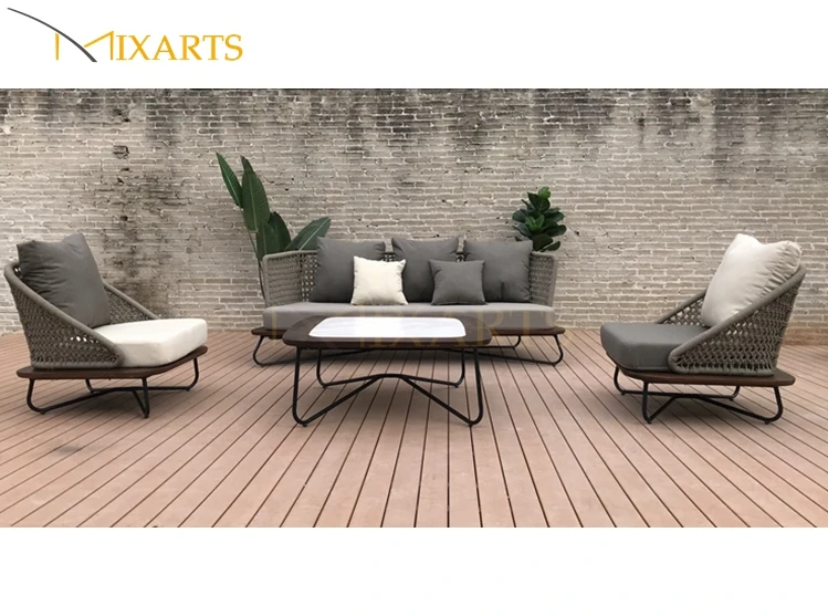 
Garden patio design sofa rope furniture outdoor 