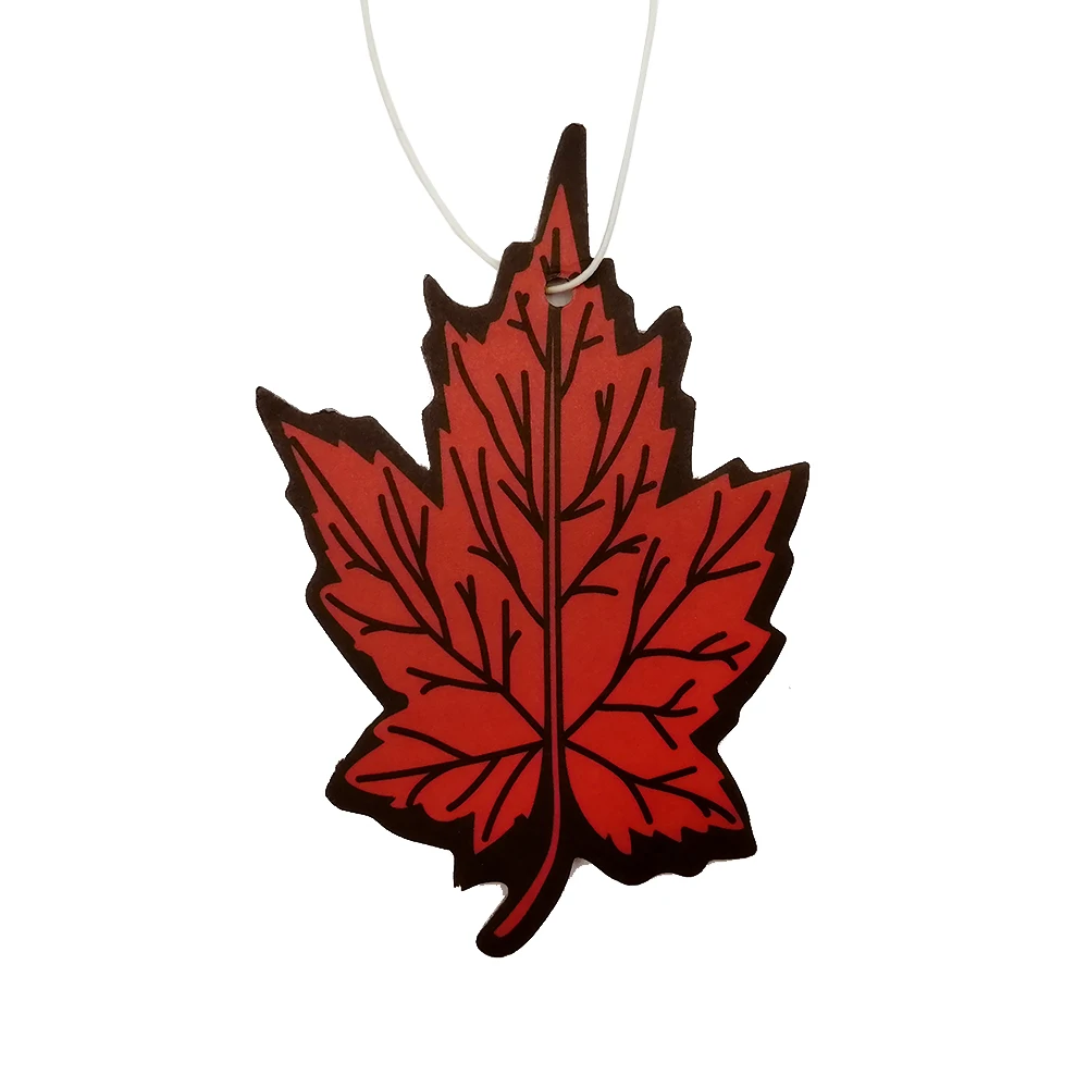 Card absorbent paper private label decoration stickers packages charcoal stick fancy fruits scents car perfume freshener