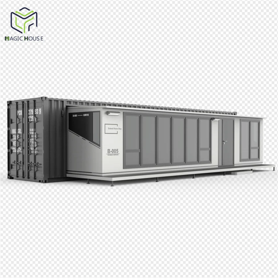 Переносной дом-контейнер Magic House, раздвижной дом, роскошный 40HQ модификация
