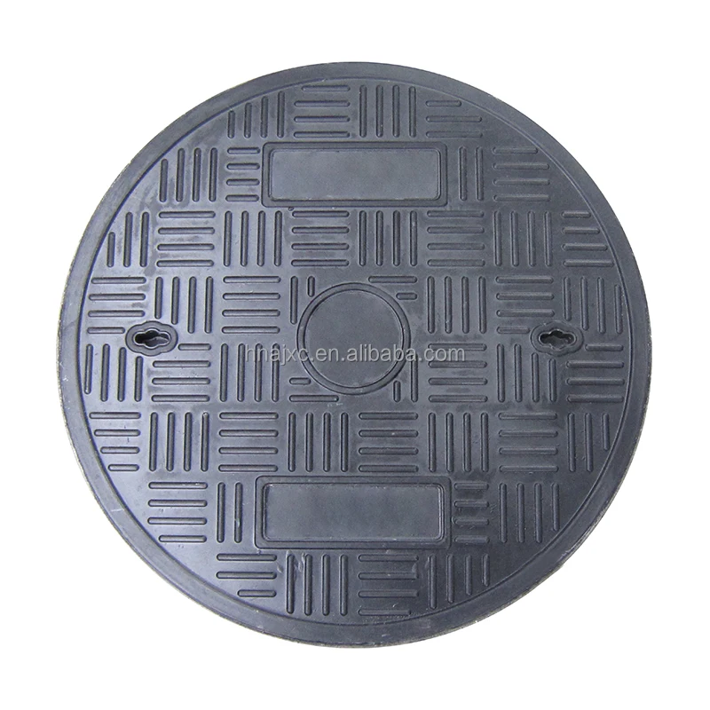 Heavy Duty sewer cover EN124 D400 Composite Material Sanitary Manhole Cover with 316L accessory for road