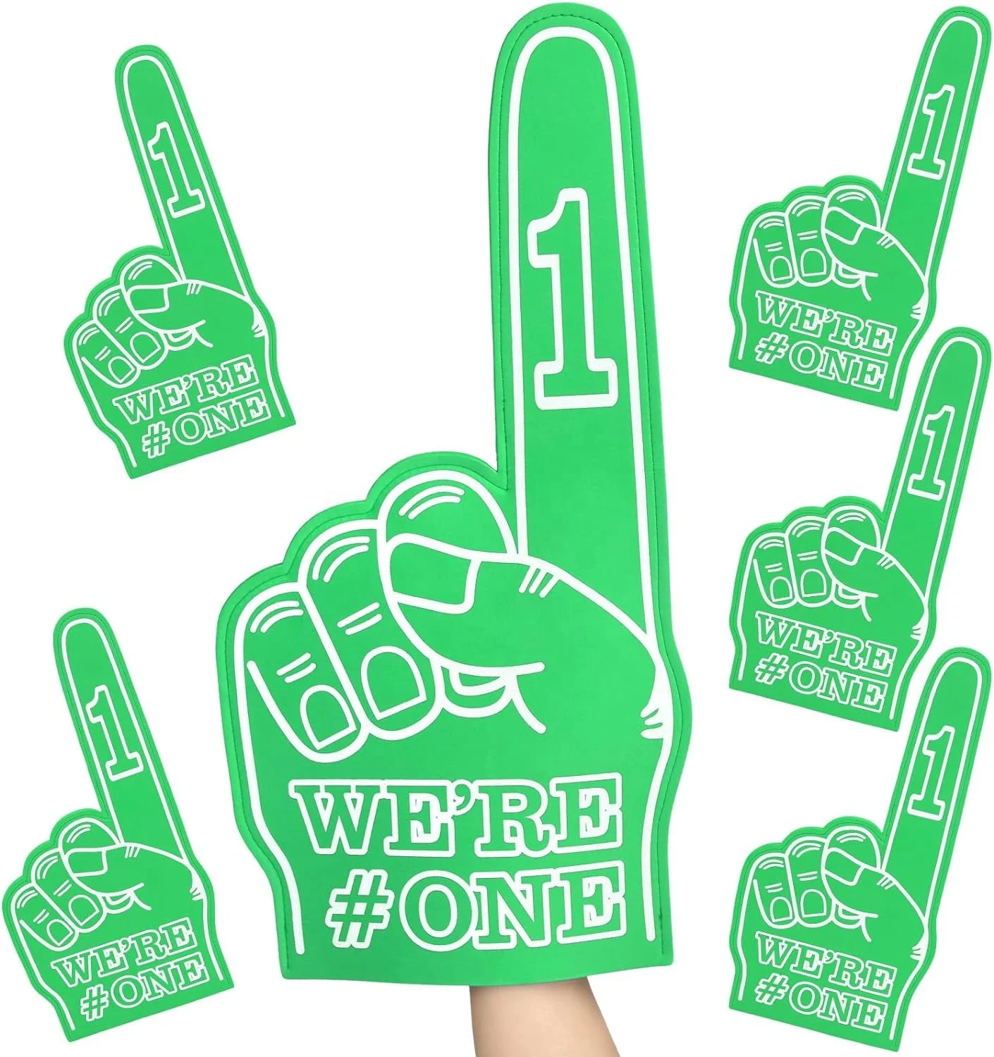 NUOXIN Wholesale 18 Inch EVA Giant Sport Foam Finger Custom Finger Wholesale for Events Football Games