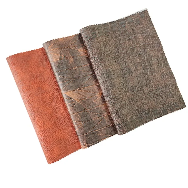 New Arrival Top Grain Crocodile Leather PVC Leather For Sofa