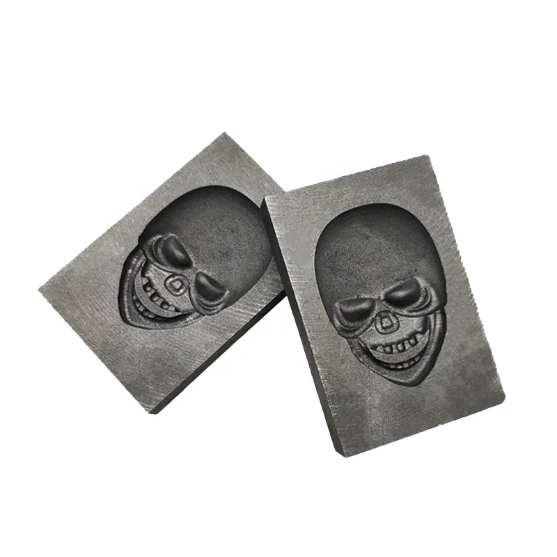High temperature resistant graphite mold corrosion resistant smelting gold and silver jewelry processing