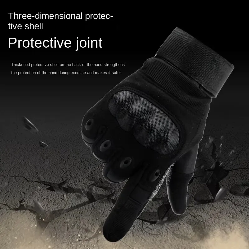 Anti-impact shock-proof cut-proof stable-proof gloves Tactical gloves Motorcycle outdoor riding safety gloves