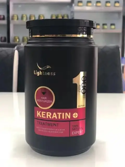Lightness keratin care one  100% natural expert hair mask deep conditioner hair keratin treatment
