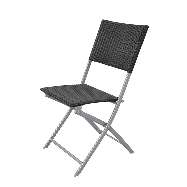 Folding 3pc bistro set slat aluminium folding bistro table and chairs