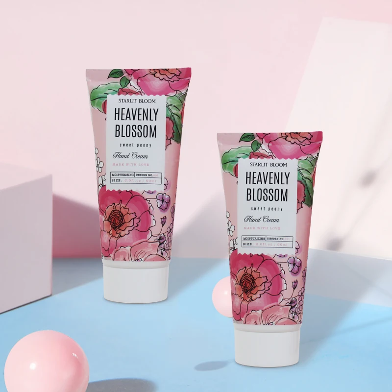 Private Label Custom Wholesale 90g Fruit Flavor Moisturizing Hand Cream With Olive Rose Avocado Plant Extract