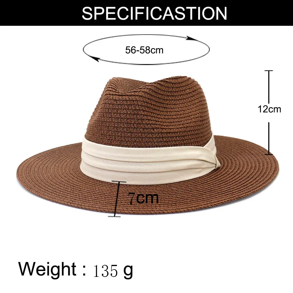 BESTELLA Brand Wholesale custom logo print large brim summer beach outdoor sunshade color contrast wide brim felt fedoras hat