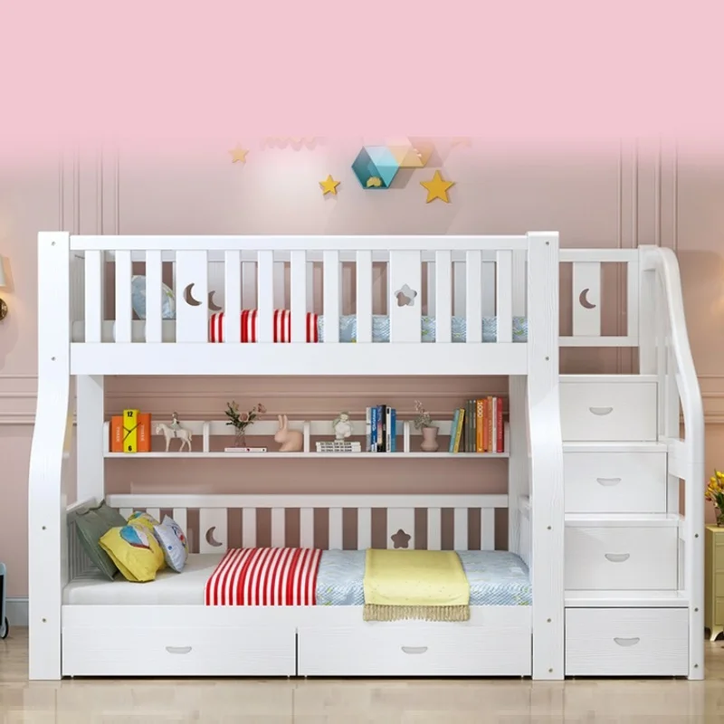 YQ навсегда детские кровати детская кровать набор мебели для спальни из цельного дерева деревянная детская койка кровать для детей