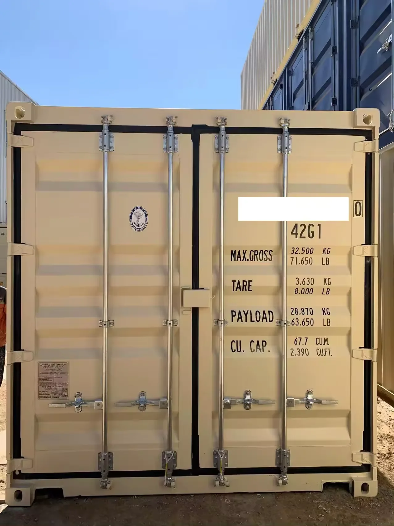 New 40ft GP Container Standard ISO shipping Containers 40 feet Dry Container