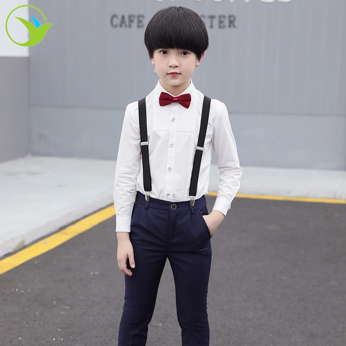 
Design custom primary kids white color skirts black shirt pants wholesale school uniforms for boy girl 