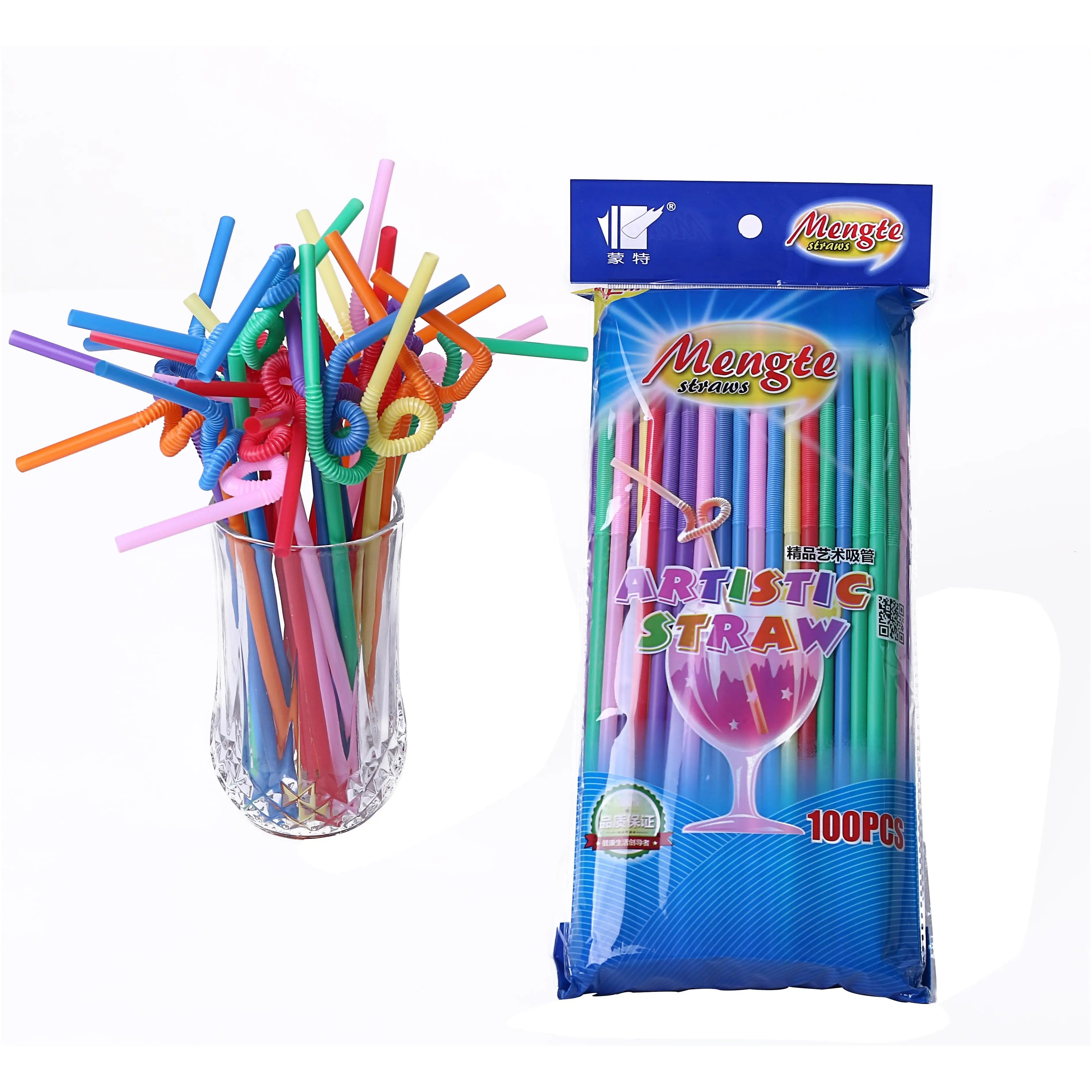 Plastic Straw New Arrivals Lid And Straw Hight Quality Patterned Eco Friendly Low Price Popular Latest Bulk Plastic Twine Straw