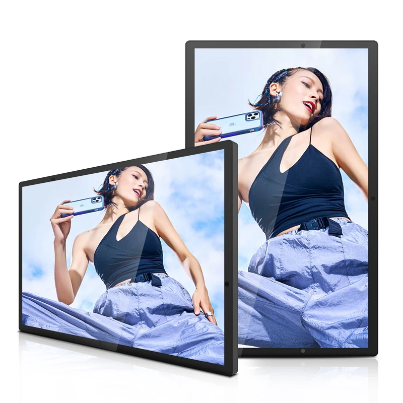 android advertising player multi touch screen monitor lcd signage display board wall digital signage and displays