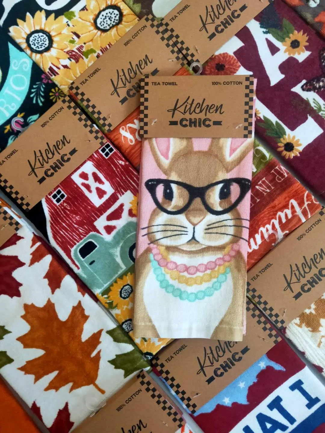 Velour Non Terry Reactive Printed Kitchen Towel Wholesale 100 Cotton Adult Rectangle QUICK-DRY for Super Market