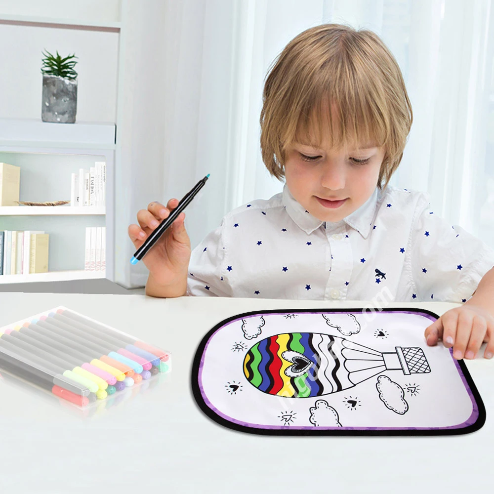 Coloring Drawings Backpack Children Paint Color School Bags for Kids