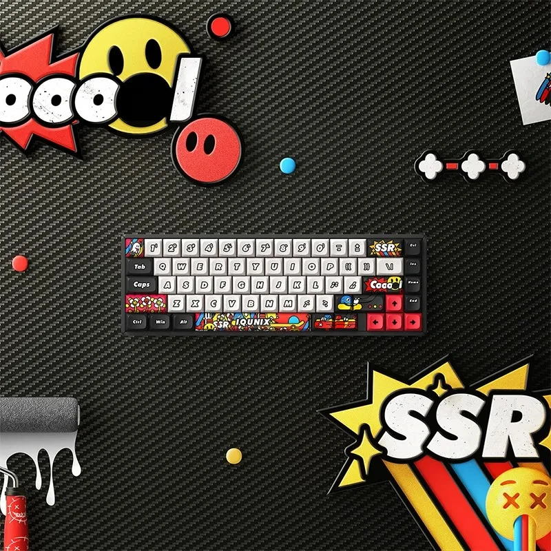 IQUNIX F65 Wireless Mechanical Keyboard Aluminum Three Mode Gaming Keyboard Hot Swap RGB Ergonomics Keyboard Gamer