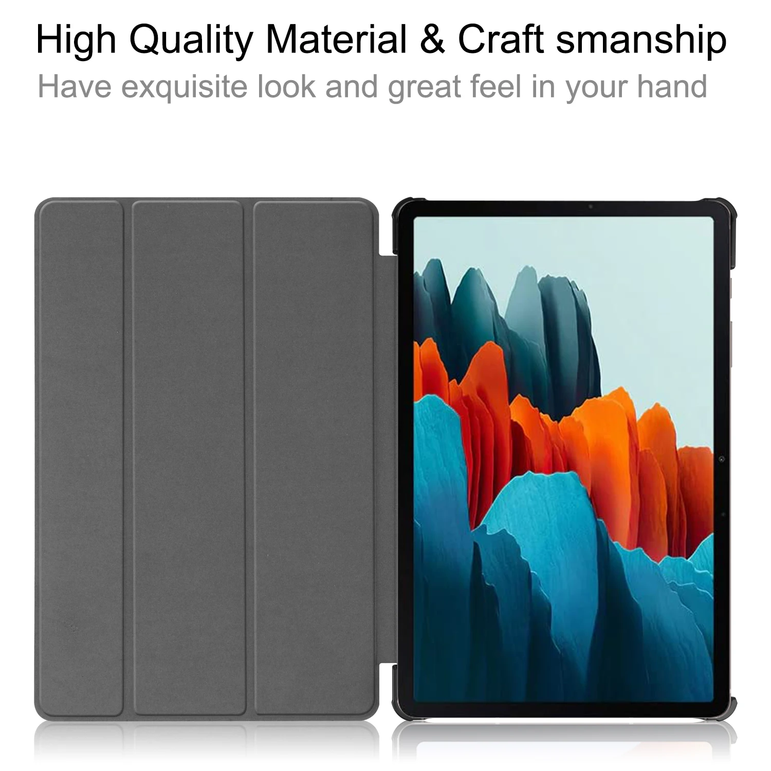 Чехол из ПУ кожи с функцией пробуждения и подставкой для планшета galaxy tab s7 чехол