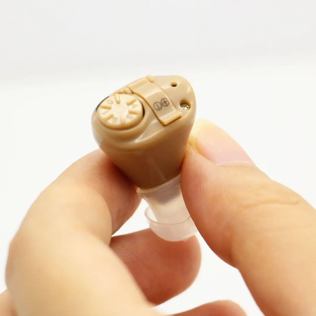 Portable Mini Adjustable Sound Small In Ear Invisible Best Sound Amplifier Ear Care Tools Hearing Aid