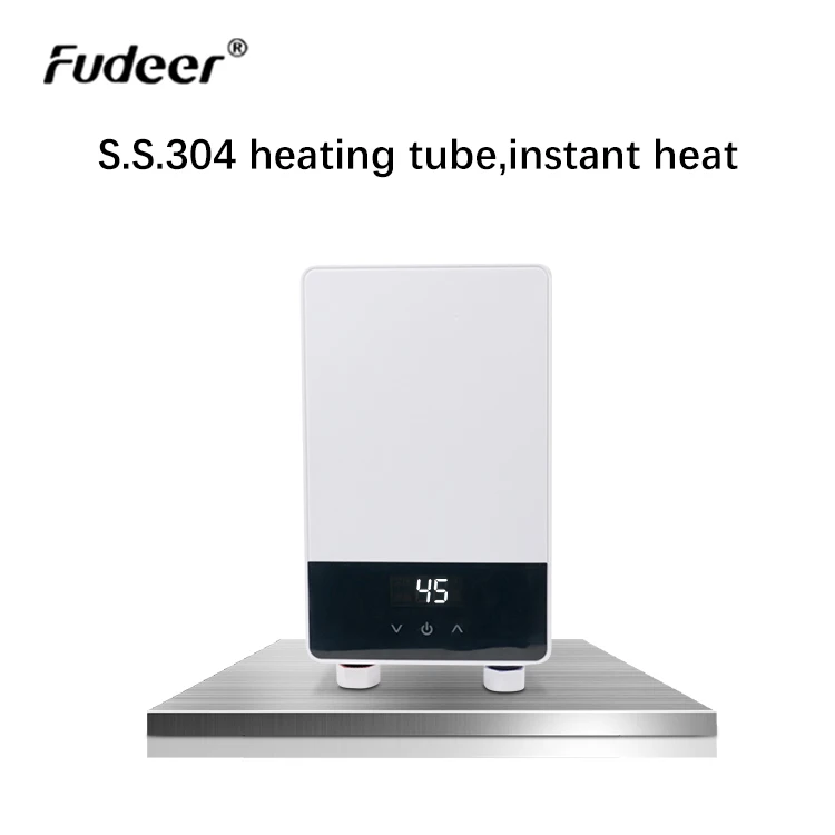 220-240V Mini LED Display Instant Electric Tankless Hot Water Heater  geysers electric water heater