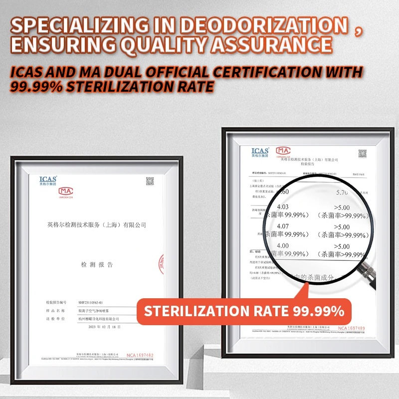 450ml Strong Auto Car Deodorant & Bactericide Convenient Spray Use Car space air fresher