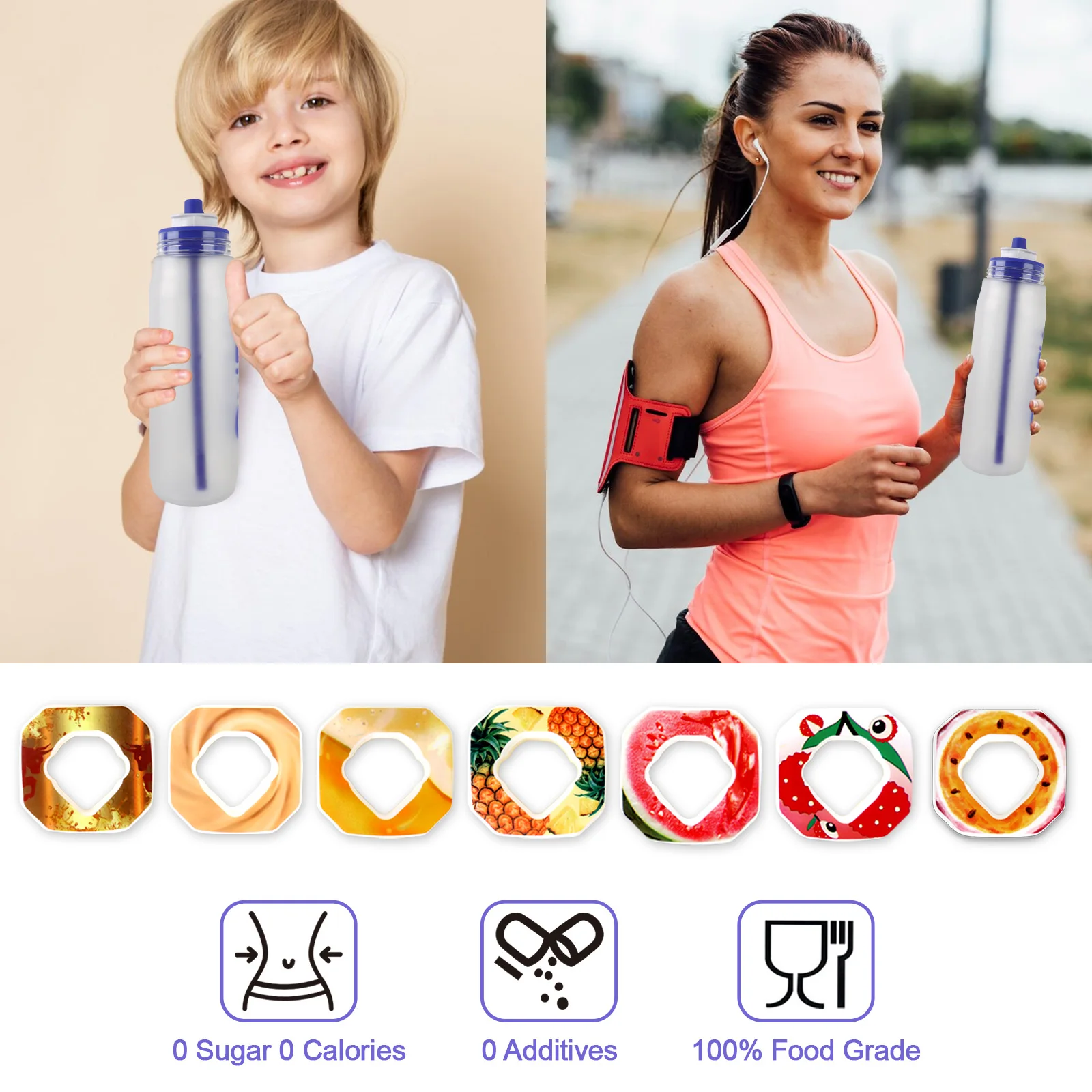 Wholesale Fruit Scent Pods Compatible with Air Child Sports Water Bottle Flavor Caps