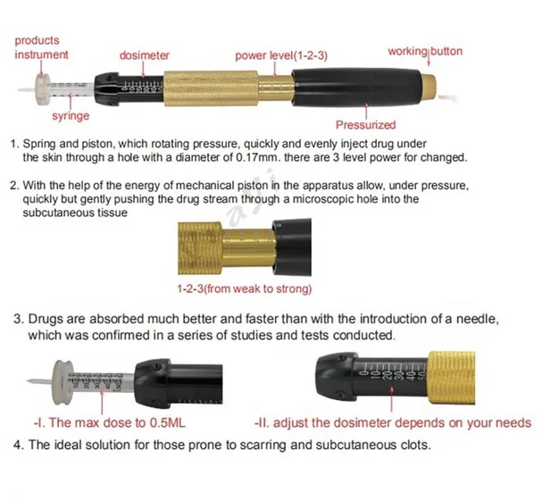 YanYi skin care mesotherapy free needle injection hyaluronic acid pen