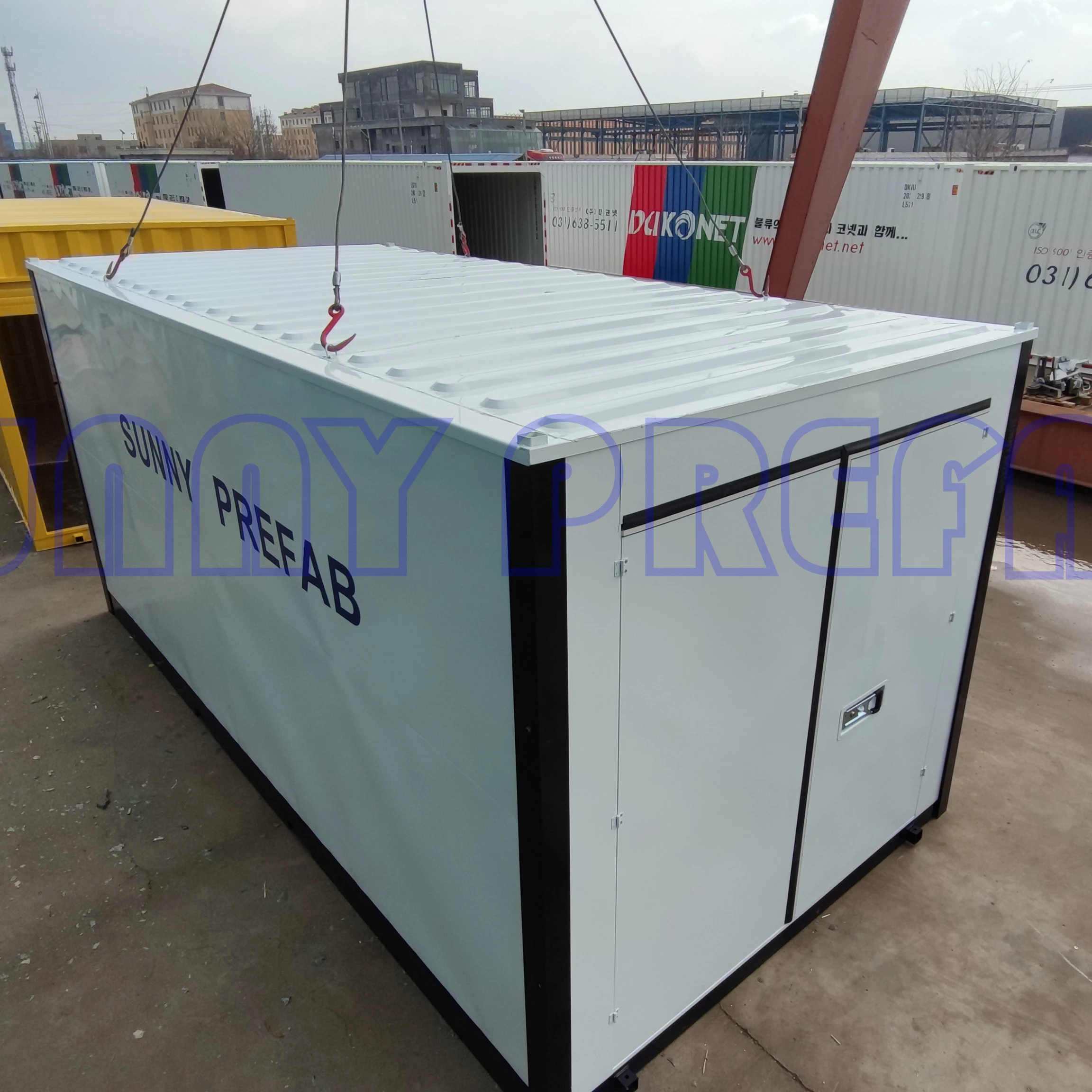 steel material welded prefab container storage self storage assemble foldable mobile container stackable  portable storage