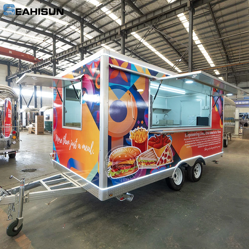 coffee van mobile outdoor food kiosk ice cream mobile truck mobile food truck fully equipped restaurant food trailers