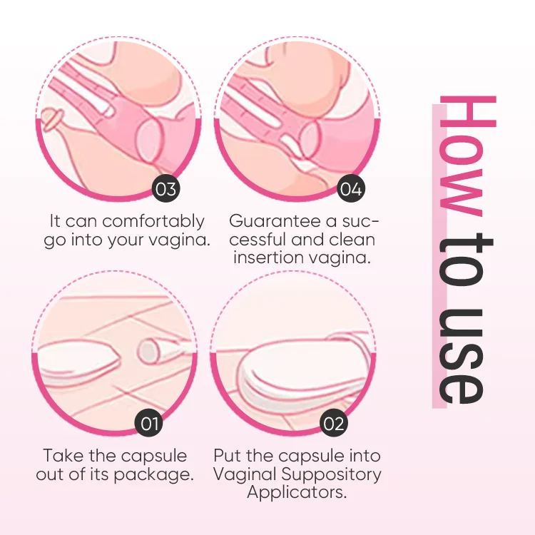 Latest Design Reasonable Price Vagina Cleaning Pills Vaginal Suppositories Feminine Yoni Pops Boric Acid Capsules