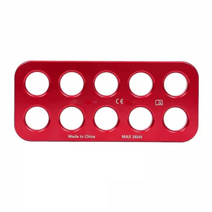 Wholesale Porous Rigging Plate Multi Sizes Holes Connector Aluminum Climbing Rigging Equipment