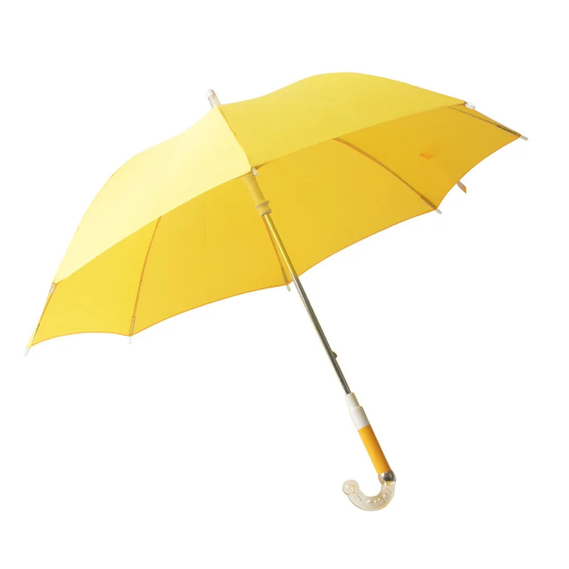 Fashion 19 inches radius children draw small umbrella for kids led handle umbrella