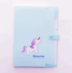 Бумажный держатель для документов А4, мультяшный держатель для документов, бумажная папка для хранения, папка для школы и офиса