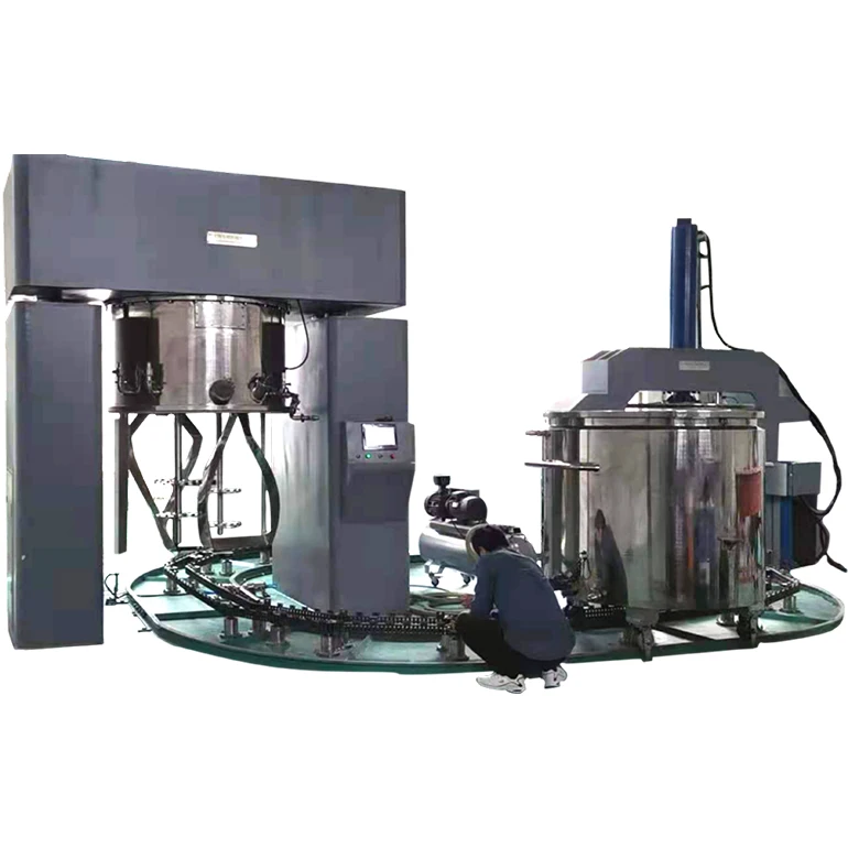 New Design High viscosity double planet mixing mixer 100L 200L 300L 500L 1000L chemical pharmaceutical machinery