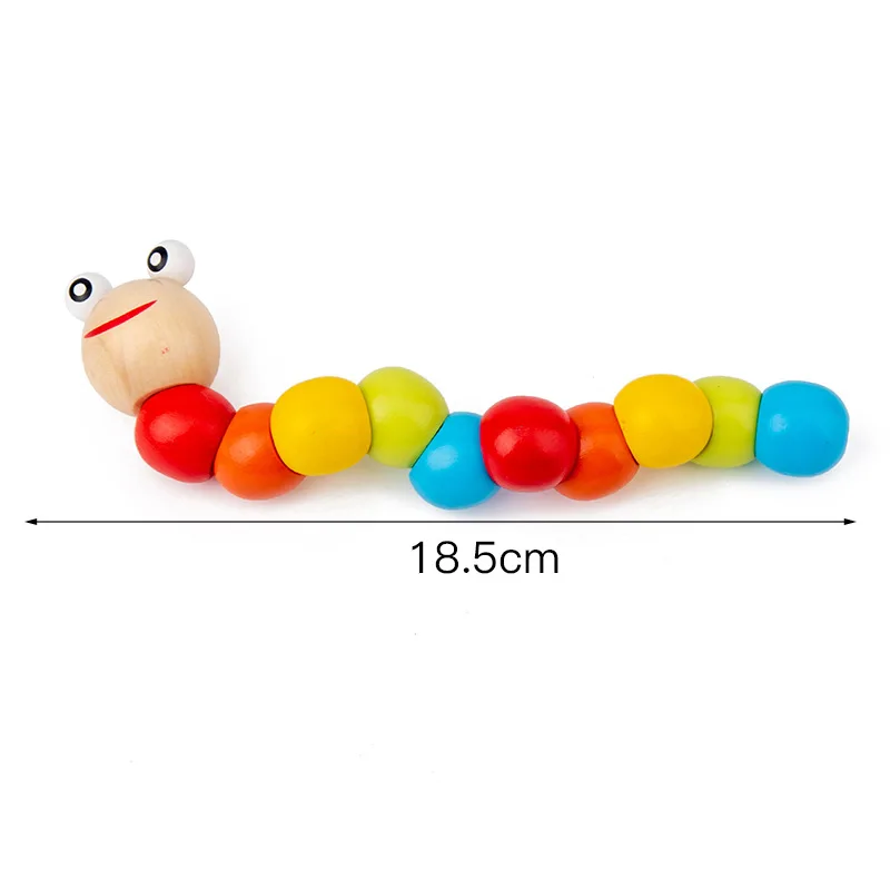 MJF Montessori Wooden Baby Toy Set|Developmental Games & Puzzles for Boys and Girls |Educational Learning Toys 5pcs/set EM0001
