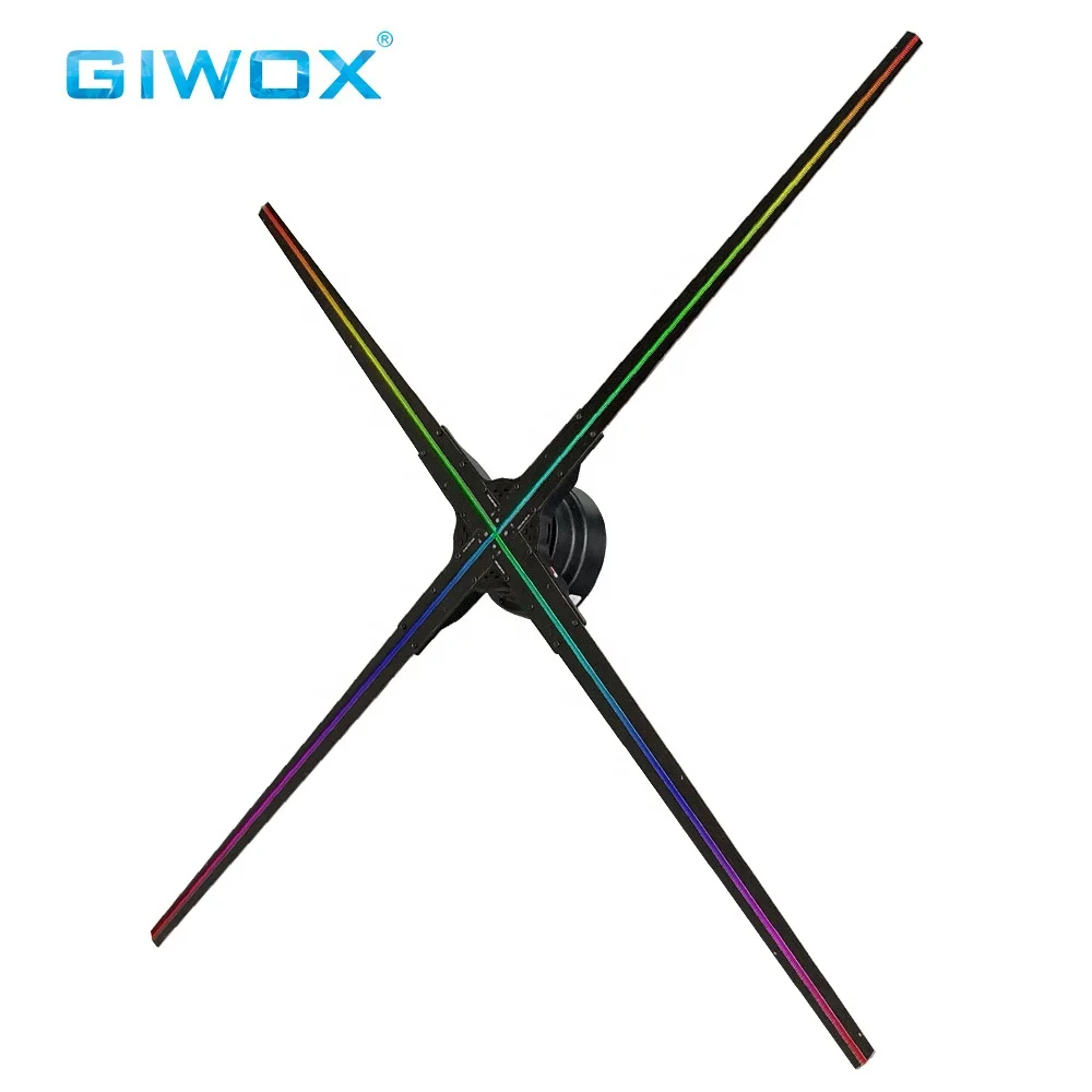 Giwox holo-70 голограмма 3D 1024px с поддержкой Wi-Fi экран дисплея рекламы голографический дисплей