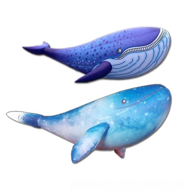 Hot sale giant inflatable advertising blue whale inflatable luminescence hang whale model for sale