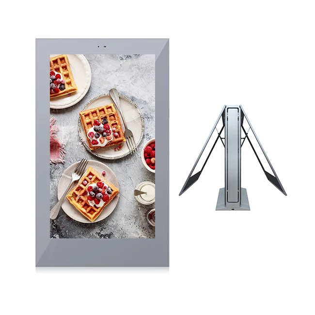 55 Inch Capacitive Android Large Monitor Floor Standing Touch Screen Monitor Digital Signage Advertising Display