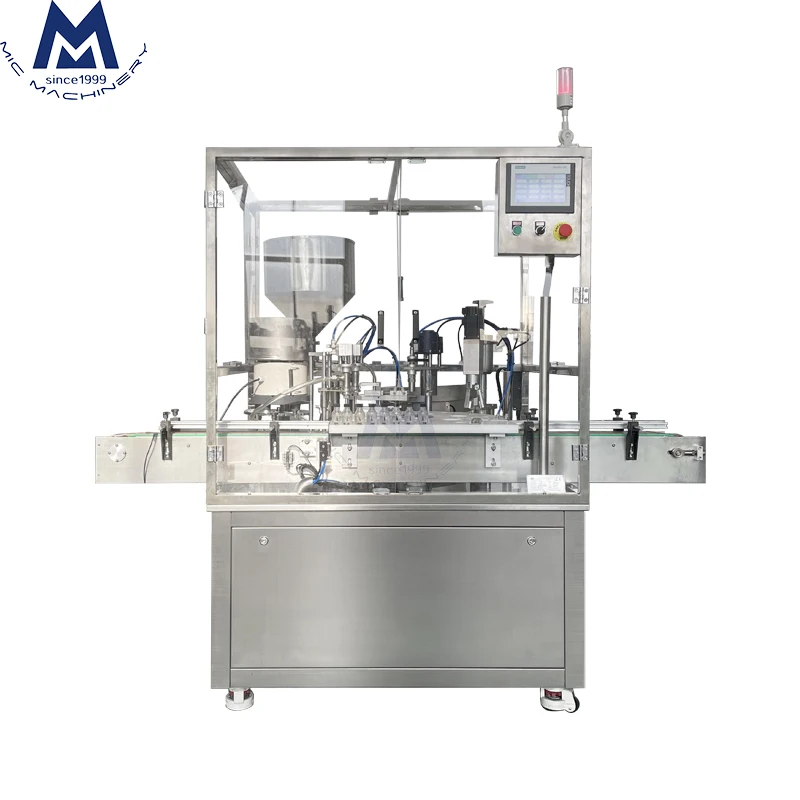 Automatic rotary small cosmetic bottle jars liquid nail uv gel enamel nail polish filling machine