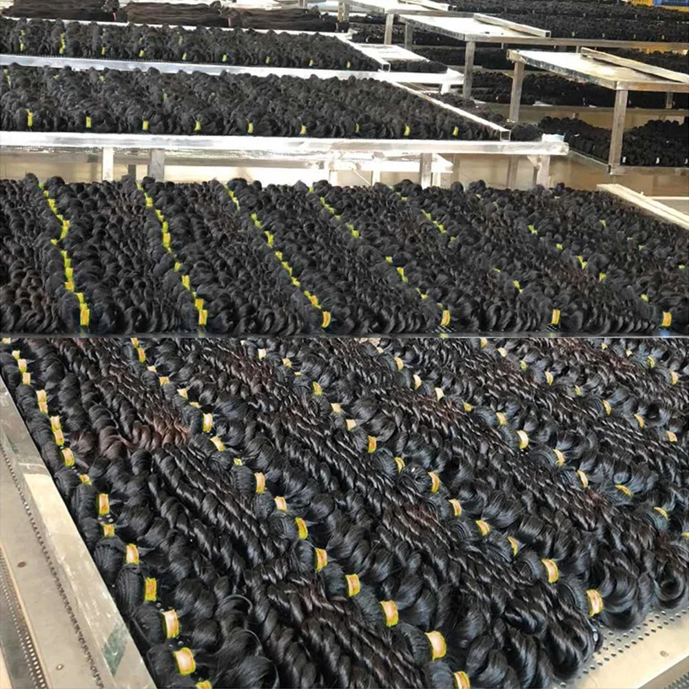 12A Grade High Quality Double Drawn Raw Virgin Cuticle Aligned Human Hair Bundles, Bundles Straight Virgin Brazilian Hair