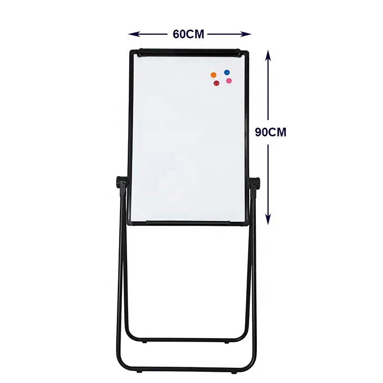 Office Display Easel Whiteboard Magnetic Dry Erase Whiteboard With Movable Stand