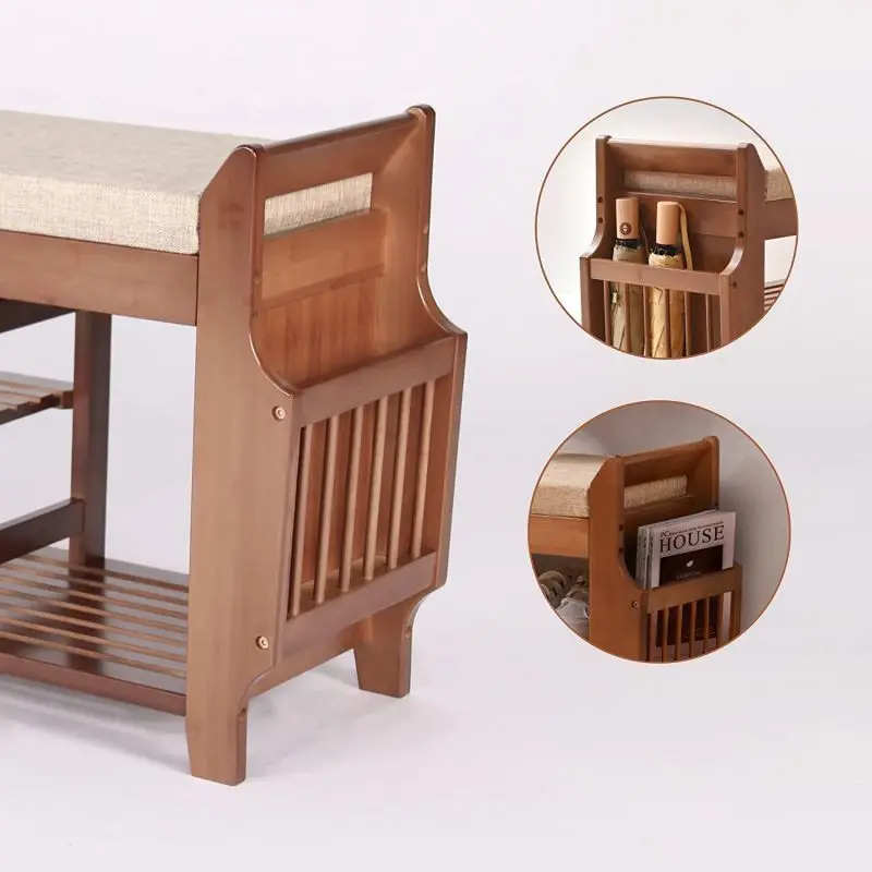 Multi-layer Storage Shelves Cabinet Modern Shoe Organizer Simple Modern Shoe Storage Cabinet Home bamboo shoes rack