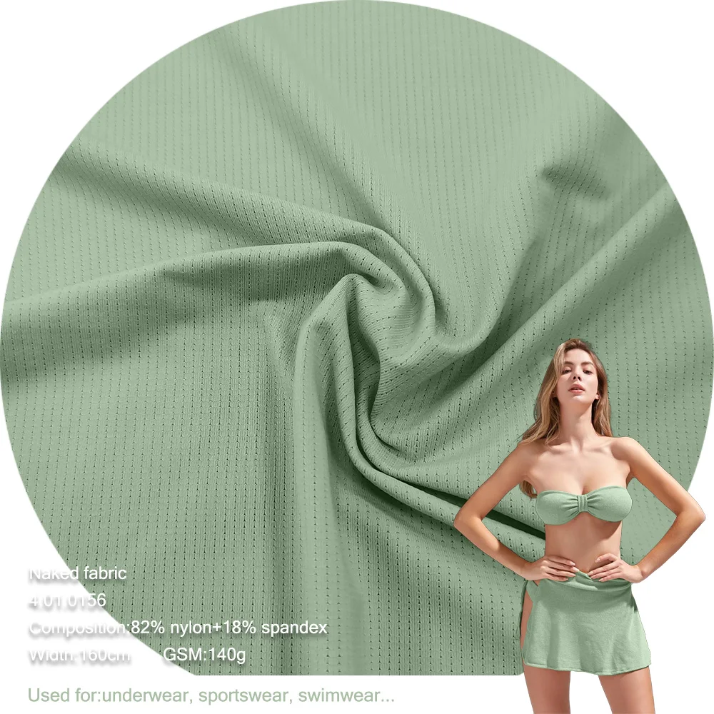 Underwear T Shirt Bag Cool Breathable Dot Thin Style Fabric Wholesale Ready to Ship 85% Nylon 15% Spandex for Men and Women Warp