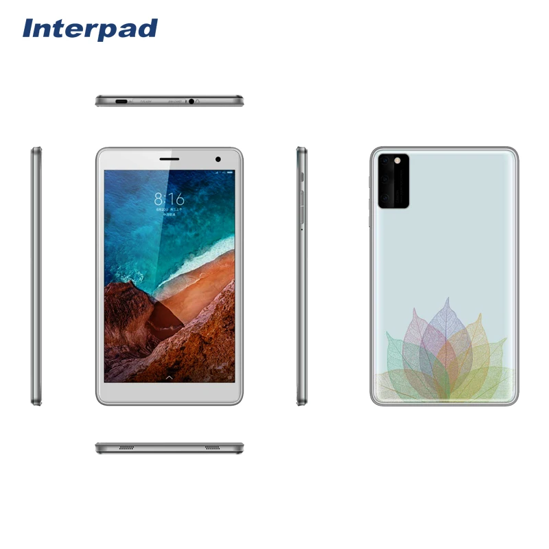 Interpad P107 5MP +13MP Android Win 10  OS multi-point capacitive touch screen 7 inch kids phone 3g android 10 tablet PC ram1gb