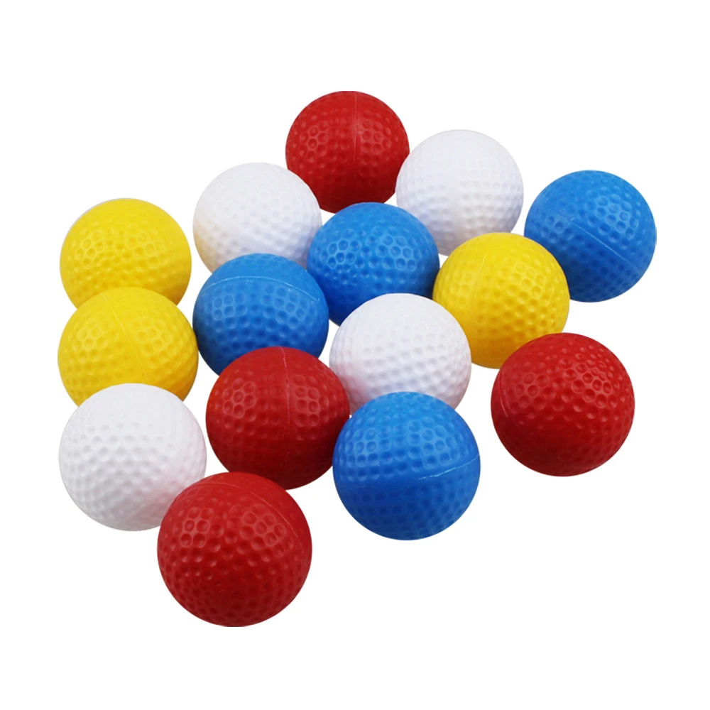Colorful Foam Golf Balls Light Weight Plastic Golf Ball Toys For Kids