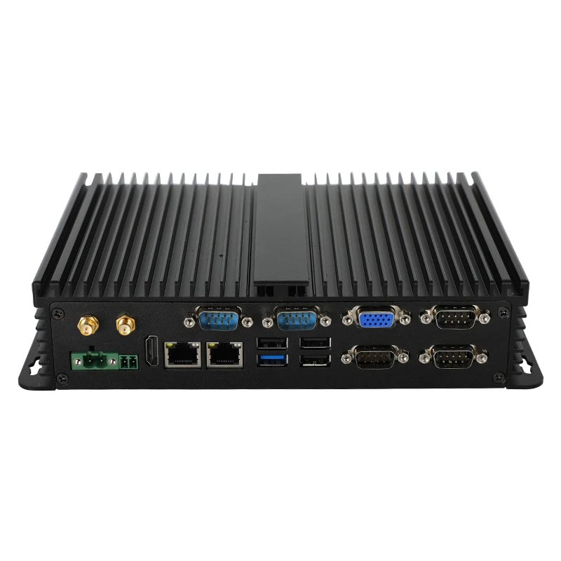 J1900 8G desktop computer with 2intel Lan embedded fanless industrial mini pc support 9usb