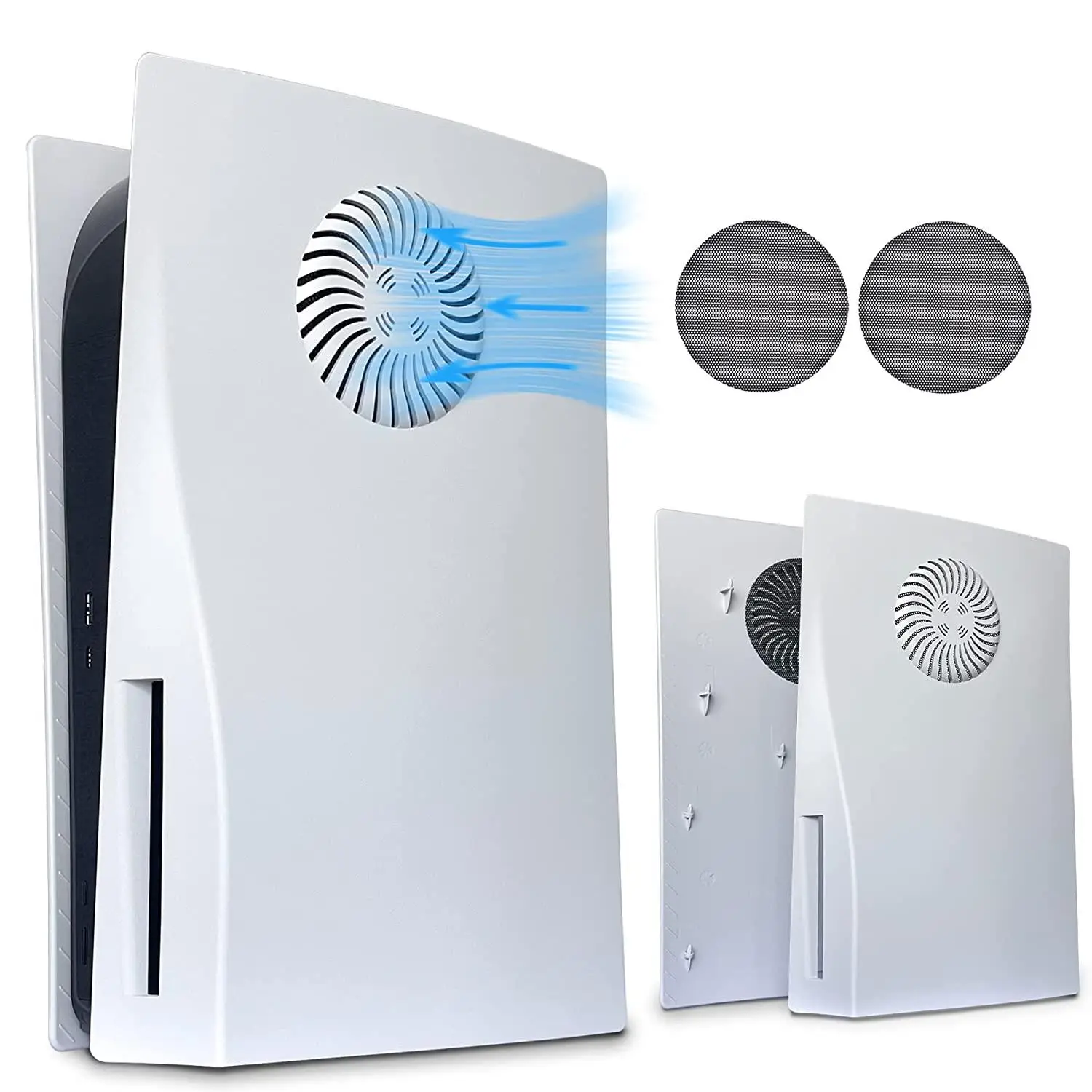 Аксессуары с вентиляционными отверстиями, передняя панель, ударопрочный корпус из АБС-пластика, сменный корпус с вентиляционными отверстиями для PS5 Disc Edition