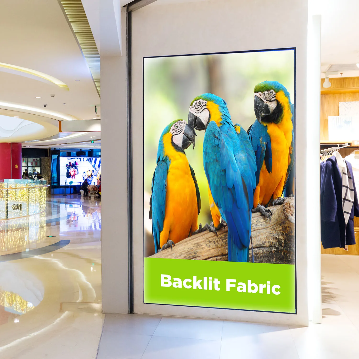 custom backlit textile light box fabric printing for frameless seg exhibition fabric led light box