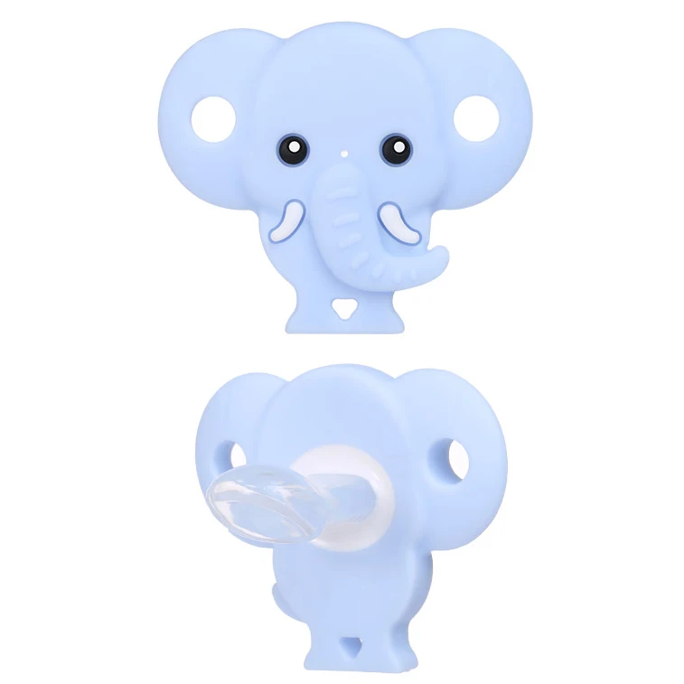 Flat Silicone Baby Nipple Soother Pacifier