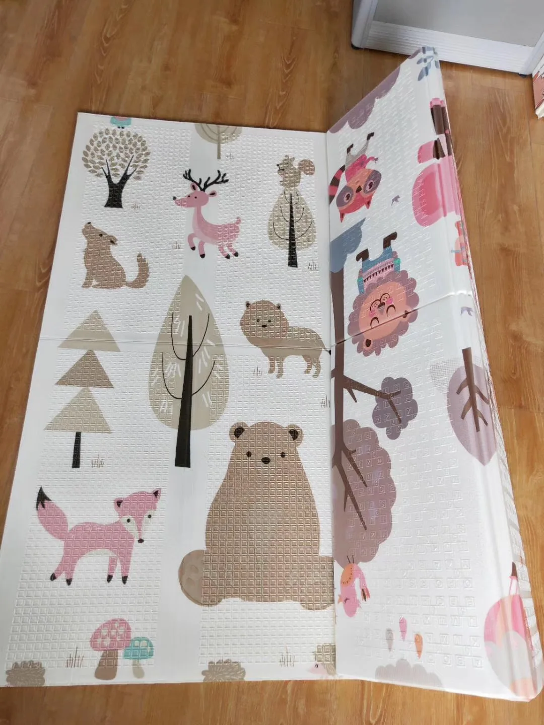 
Baby gym equipment multifunctional plush drawing mat for kids en71 