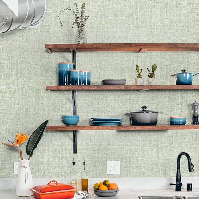 Self adhesive wallpaper wholesale wallpaper bedroom living room storefront decoration renovation sticker pure plain color